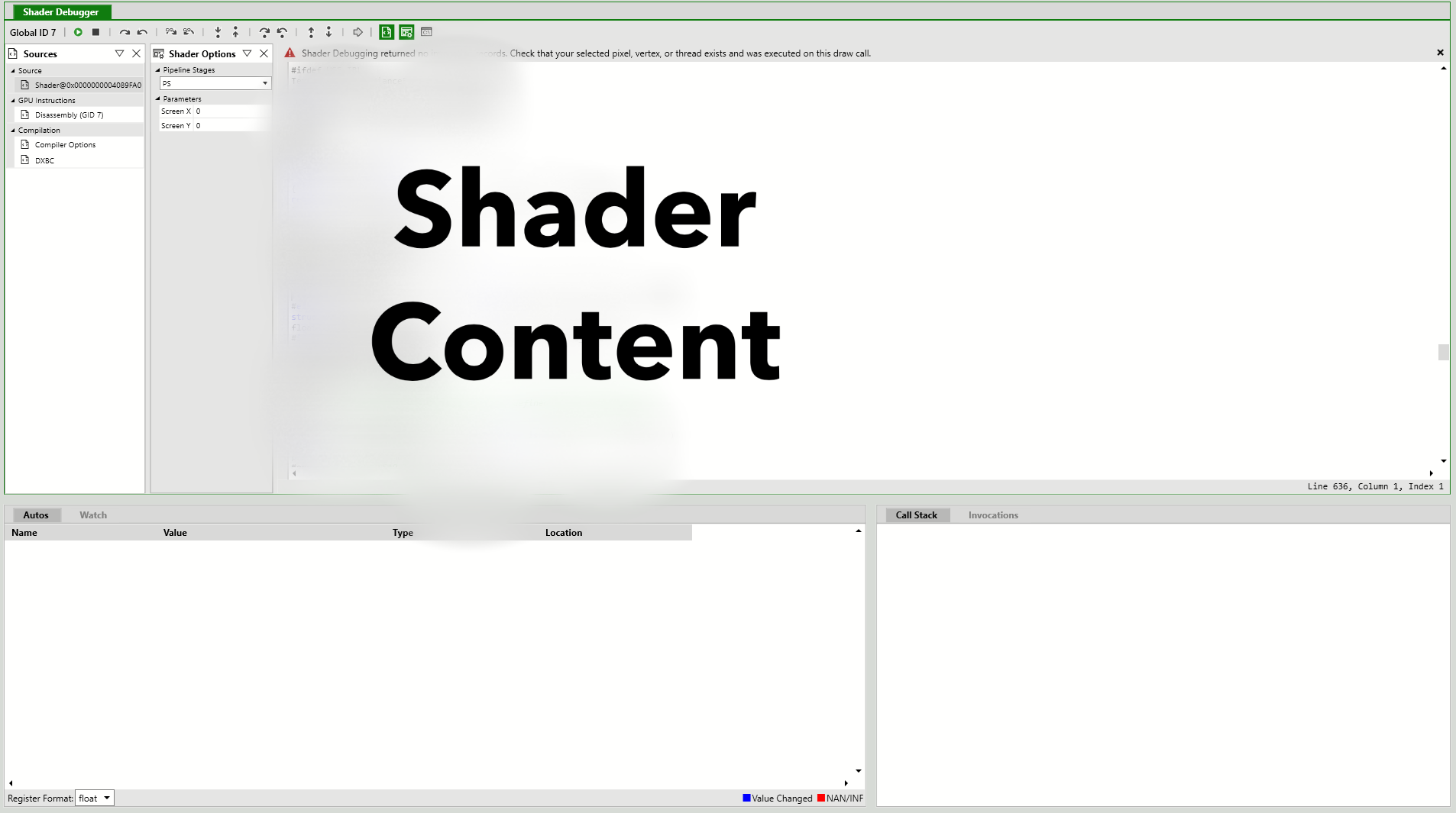 ShaderDebugger